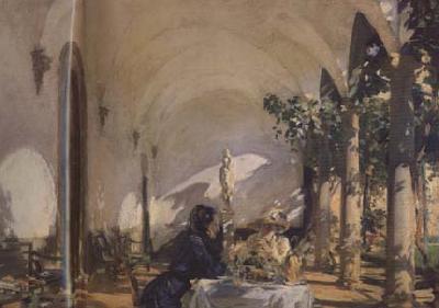 John Singer Sargent Breakfast in the Loggia (mk18)